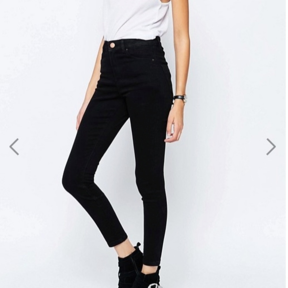 ASOS Denim Ridley High Waist Skinny Jeans 25 - Picture 1 of 8